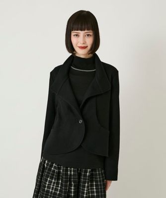 ヒロコビス（hirokobis）/【小さいサイズ】スムースウールコンパクトジャケット 小さいサイズ】スムースウールコンパクトジャケット | HIROKO BIS