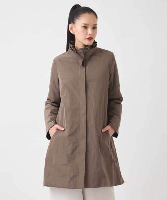 送料無料】【小さいサイズ】メモリータフタフリルカラーコート