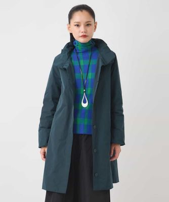 小さいサイズ】メモリータフタフリルカラーコート | HIROKO BIS (Women