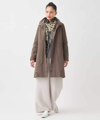 ヒロコビス（hirokobis）/【小さいサイズ】メモリータフタフリルカラーコート 小さいサイズ】メモリータフタフリルカラーコート | HIROKO BIS（Women