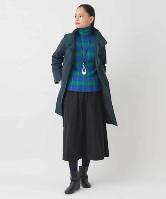 小さいサイズ】メモリータフタフリルカラーコート | HIROKO BIS (Women