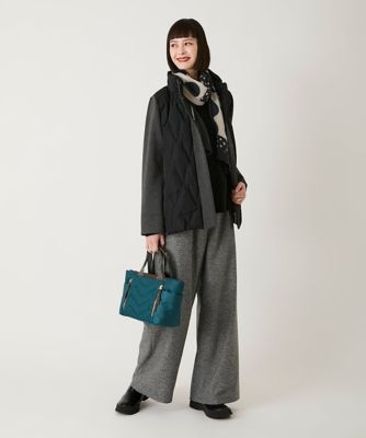 小さいサイズ】圧着キルトジョイントデザインコート | HIROKO BIS