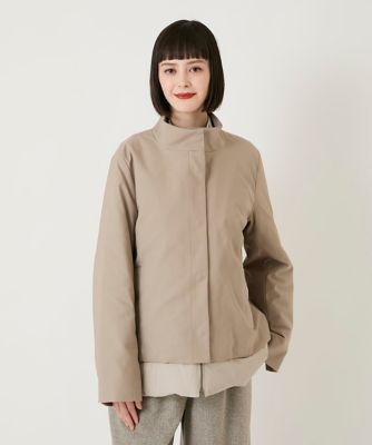 小さいサイズ】レイヤード風ツイルダウンコート | HIROKO BIS (Women 