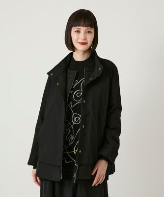 小さいサイズ】レイヤード風ツイルダウンコート | HIROKO BIS（Women