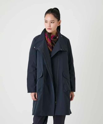 小さいサイズ】アシンメトリーライトダウンコート | HIROKO BIS (Women