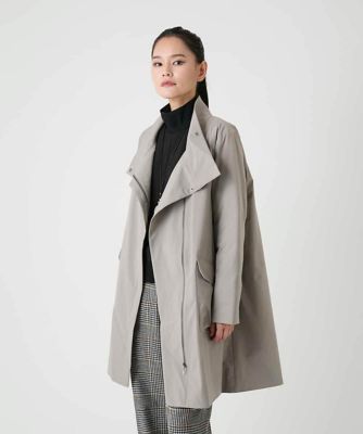 小さいサイズ】アシンメトリーライトダウンコート | HIROKO BIS (Women