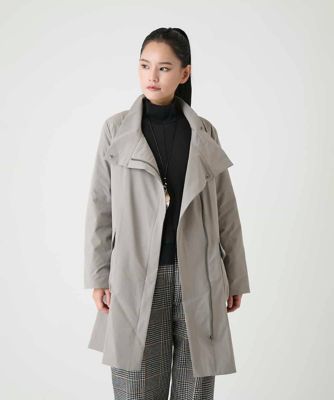 小さいサイズ】アシンメトリーライトダウンコート | HIROKO BIS (Women