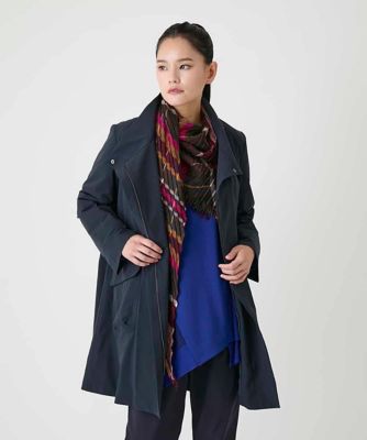 小さいサイズ】アシンメトリーライトダウンコート | HIROKO BIS (Women