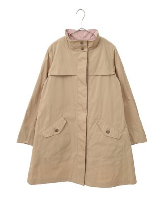 小さいサイズ／ライナー付き／洗える】配色アクセントスタンドカラー