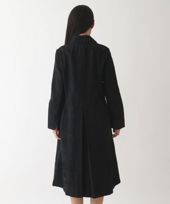 小さいサイズ】シャドーチェックニットジョイントコート