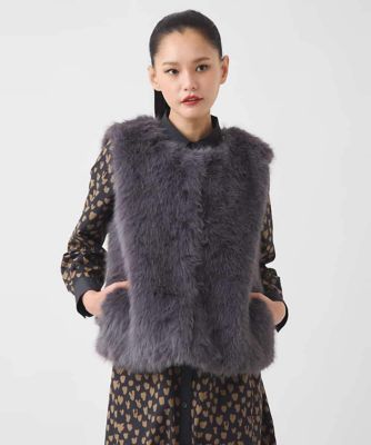 小さいサイズ】シャギーフェイクファージレ | HIROKO BIS（Women