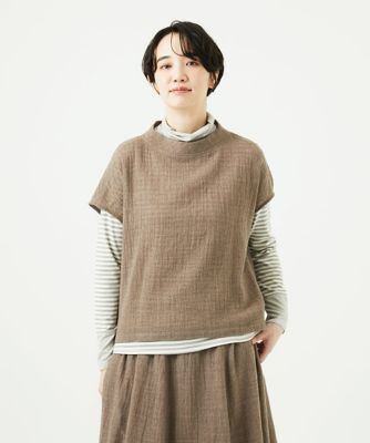 GIANNI LO GIUDICE (Women)/ジャンニロジュディチェ リファインガーゼブラウス 84ベージュ トップス【三越伊勢丹/公式】