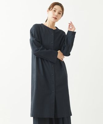 洗える］綿麻シュリンクチュニックブラウス | GIANNI LO GIUDICE