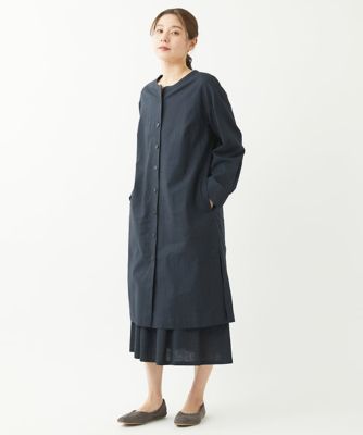 洗える］綿麻シュリンクチュニックブラウス | GIANNI LO GIUDICE