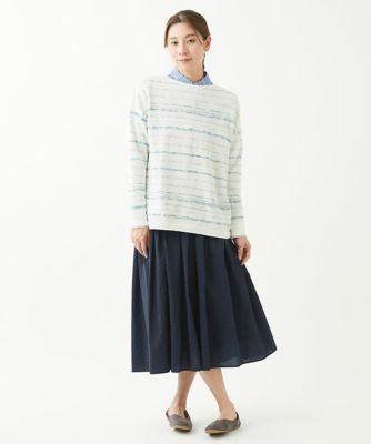 ［洗える・日本製］ロンドンストライプブラウス