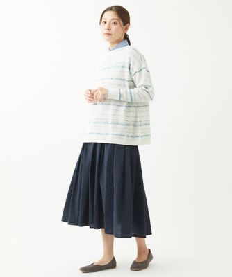［洗える・日本製］ロンドンストライプブラウス