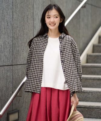 deicy.フロッキーチェックシャツ梨花 タータンチェックオーバーシャツ | Tartan check over shirt (chiica