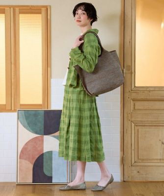 洗える］シャドーチェックブラウス | GIANNI LO GIUDICE (Women