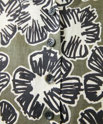 洗える］ファンキーフラワープリントブラウス | GIANNI LO GIUDICE