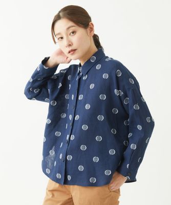 ジャンニ・ロ・ジュディチェ/【洗える】ドットカットジャガードブラウス 洗える］ドットジャガードブラウス | GIANNI LO GIUDICE (Women