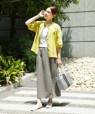 洗える］ドットジャガードシャツブラウス | GIANNI LO GIUDICE (Women