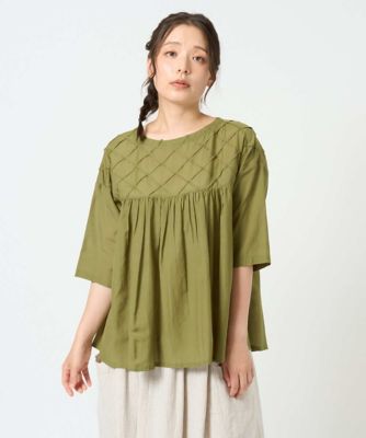 激レアGOODENOUGH×GIVY L2B 袖切替エリオットタータン/仙台限定 洗える］コットンレーヨンボイルプルオーバーブラウス | GIANNI LO