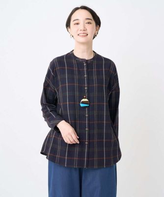 フォルテフラワープリント フロントタックフレンチスリーブ