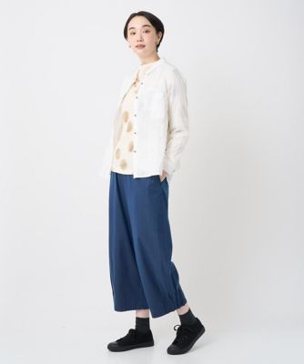 洗える・日本製］ヘリンボンシャーリングブラウス | GIANNI LO GIUDICE