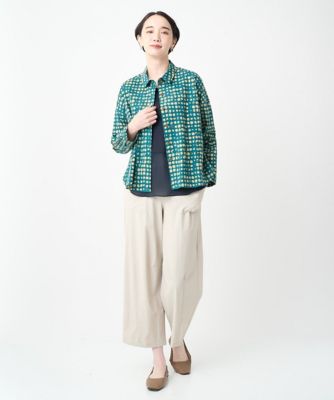 洗える・日本製］塩縮イレギュラードットブラウス | GIANNI LO GIUDICE