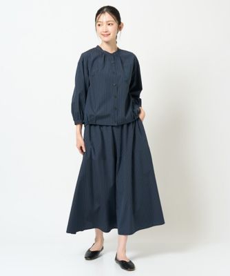 洗える］レジメンストライプブラウス | GIANNI LO GIUDICE (Women
