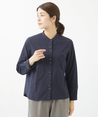 ＜GIANNI LO GIUDICE (Women)＞［洗える・日本製］タイプライターギンガムブラウス