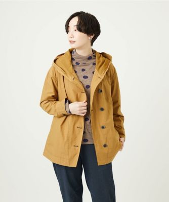 GIANNI LO GIUDICE (Women)/ジャンニロジュディチェ [洗える]コットンタイプライターフーディージャケット 83ベージュ コート・ジャケット【三越伊勢丹/公式】