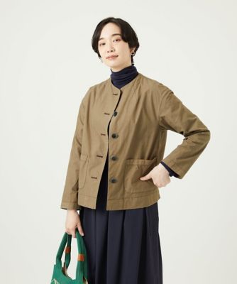 ＜GIANNI LO GIUDICE (Women)＞［洗える］コットンタイプライターショートジャケット