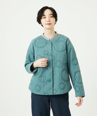 ドットキルトノーカラージャケット | GIANNI LO GIUDICE (Women