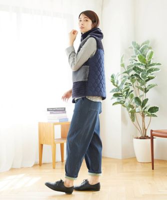 ボアタフタキルトベスト | GIANNI LO GIUDICE (Women)/ジャンニロ