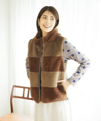 ボアタフタキルトベスト | GIANNI LO GIUDICE (Women)/ジャンニロ