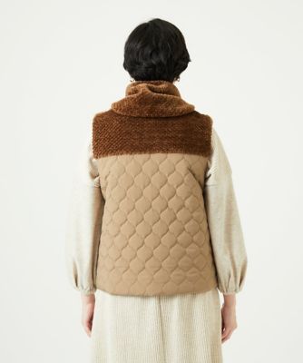 ボアタフタキルトベスト | GIANNI LO GIUDICE (Women)/ジャンニロ