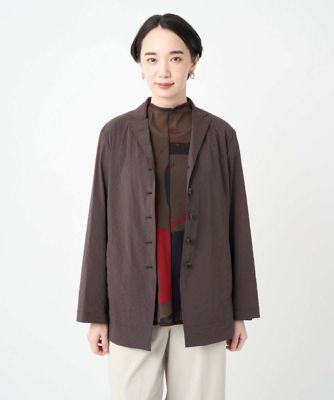 ＜GIANNI LO GIUDICE (Women)＞［洗える・日本製］クレイペーパーナイロンライトジャケット