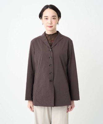 洗える・日本製］クレイペーパーナイロンライトジャケット