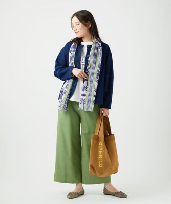 洗える］二重織ガーゼデニム製品染めブルゾン | GIANNI LO GIUDICE