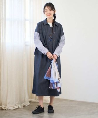 洗える］スラブシャンブレーデニムブルゾン | GIANNI LO GIUDICE