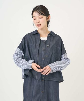 洗える］スラブシャンブレーデニムブルゾン | GIANNI LO GIUDICE