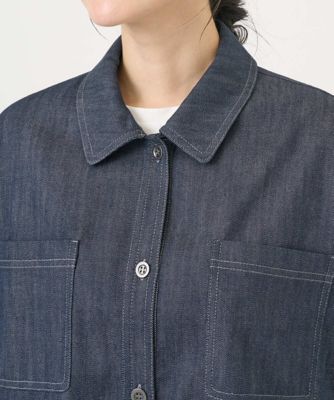 スラブシャンブレーデニムジャケット 洗える］スラブシャンブレーデニムブルゾン | GIANNI LO GIUDICE