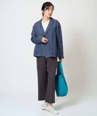 洗える］デニム調リネンジャケット | GIANNI LO GIUDICE (Women