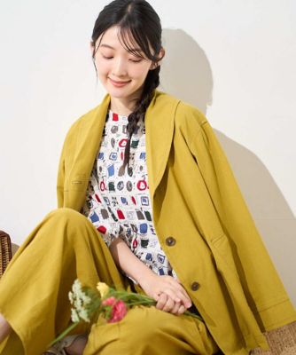 ＜GIANNI LO GIUDICE (Women)＞［洗える］コットンナチュラルワッシャージャケット