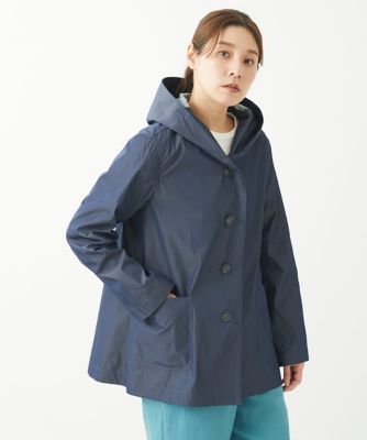 ＜GIANNI LO GIUDICE (Women)＞配色メモリータフタフーディーブルゾン