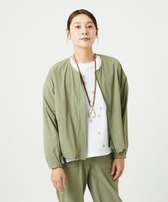 GIANNI LO GIUDICE (Women)/ジャンニロジュディチェ [撥水加工・洗える]ナイロンリぺレントブルゾン