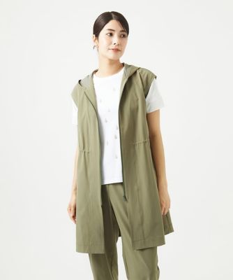 ［洗える・撥水加工］ナイロンリぺレントロングジレ