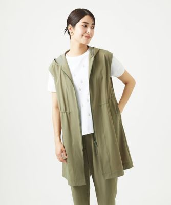 ［洗える・撥水加工］ナイロンリぺレントロングジレ