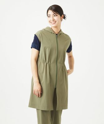 ［洗える・撥水加工］ナイロンリぺレントロングジレ